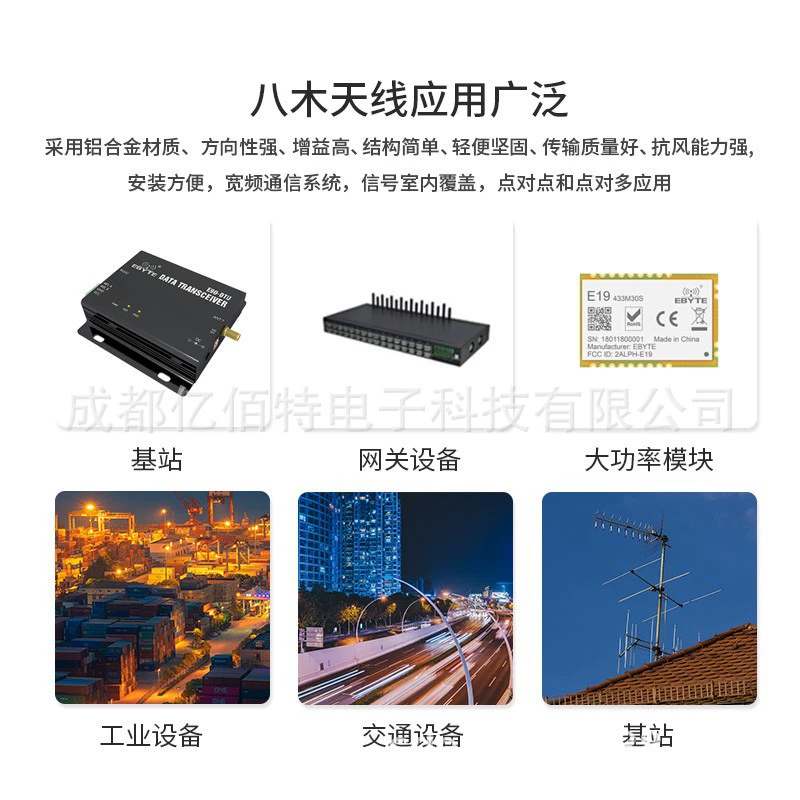 Street antenna, wireless module, high power