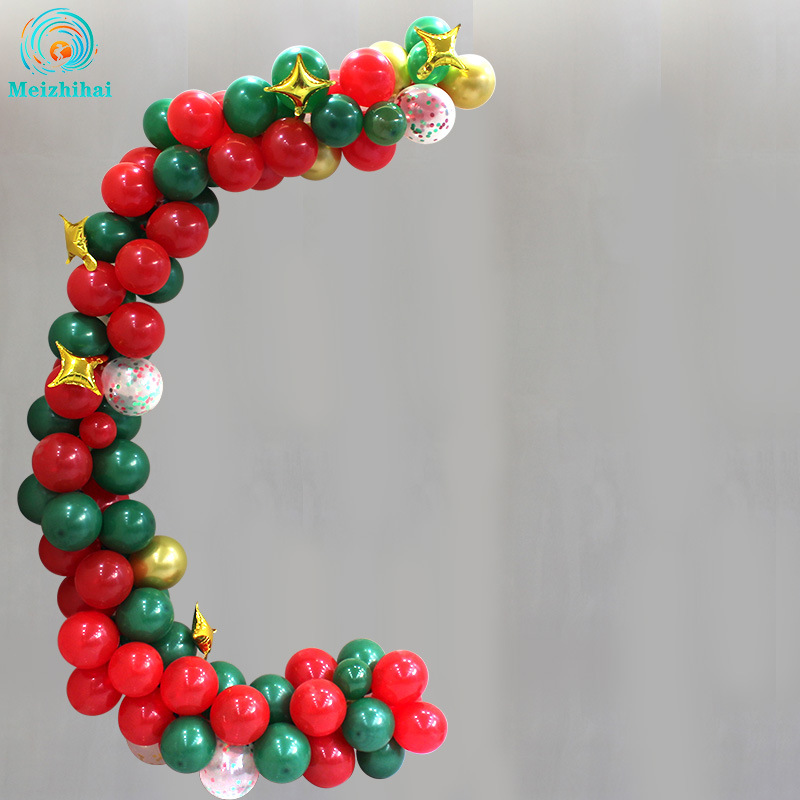 Gran tamaño de globo de árbol de Navidad inflable pila columna tridimensional árbol de Navidad tiendas atmósfera de Navidad globo decorativo