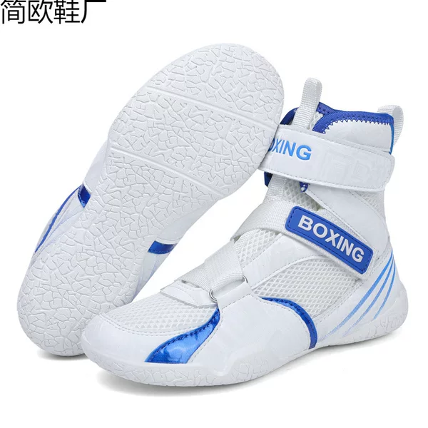 Cross-Border Shipping of Children's Boxing Shoes, Cross-Border Amazon Large Size Boxing, Wrestling, Fighting, and Squat Shoes for Men and Women, Lightweight and Durable