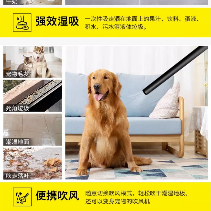 德国吸尘器家用大吸力美缝开荒保洁大功率工业洗车吸尘机WD1S|undefined