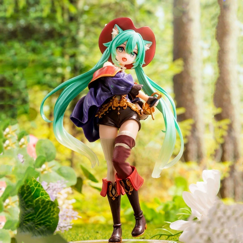 Хатсуне Мику Фэйриленд Валтэрлэнд Кот в сапогах Фигурка Hatsune Анимационная модель Украшение для прекрасной девушки Оптовая продажа