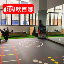歐百娜健身房地膠室內360私教功能性地膠墊PVC防滑加厚塑膠地板