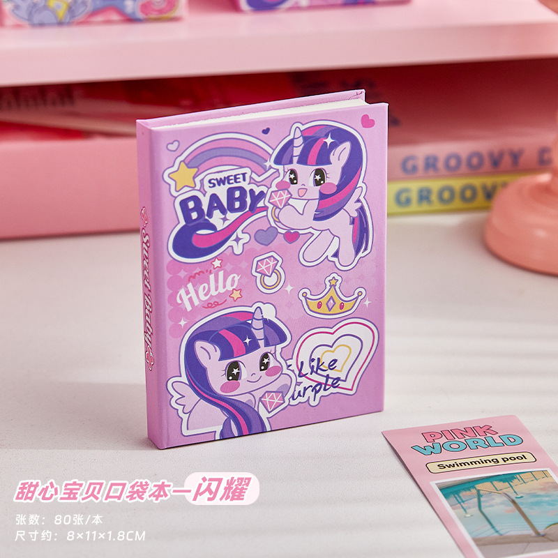 Cuaderno de bolsillo de queso oso lindo portátil de alto valor de visualización de grasa de los estudiantes portátiles mini libro de palabras a7