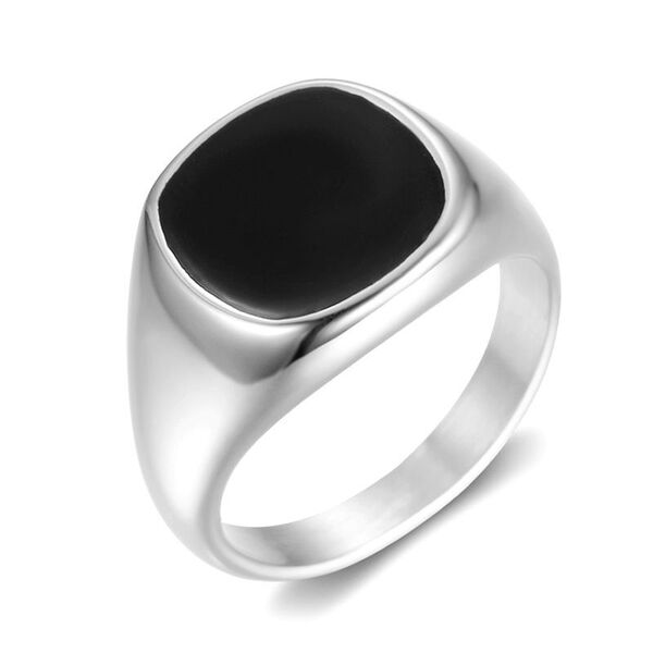 fashionable glossy ring stainless steel for men and women