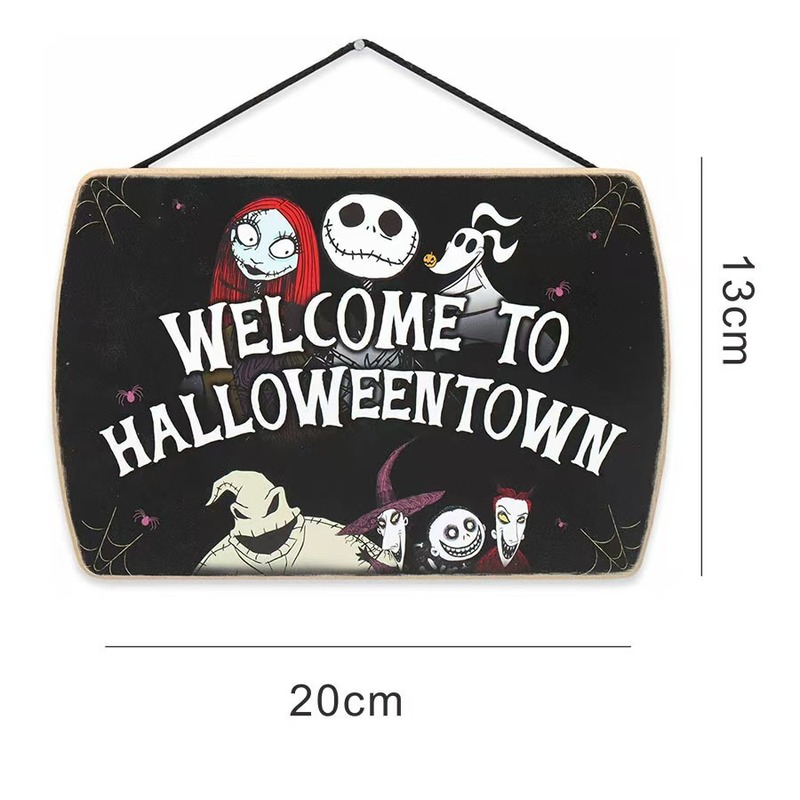 クロスボーダーハロウィン 30 センチメートル木製装飾ペンダントパーティーイベントお化け屋敷ペンダントホームドアガーデン中庭装飾|undefined