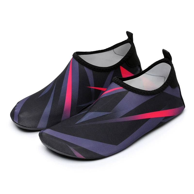 Beach footwear for men and women, non-slip shoes for swimming, legs patch