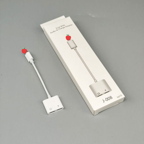 Apple headphone adapter 7/8P line 11 Pro charging music two-in-one converter xs call X voice Xr