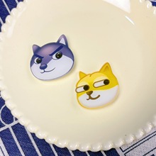 搞怪狗头表情包发夹emoji发卡个性头饰发饰地摊夜市一元发夹混批