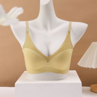 High Quality 3D Gather Anti-Gravity Litching Comfortable No Steel Ring No-Mark Underwear Small Chest Gather Anti-Sagging Bra