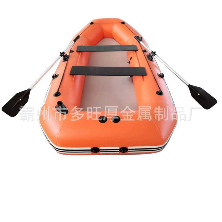 Water rescue inflatable rubber boat used for flood control and disaster relief, inflatable dinghy with pulled-silk bottom