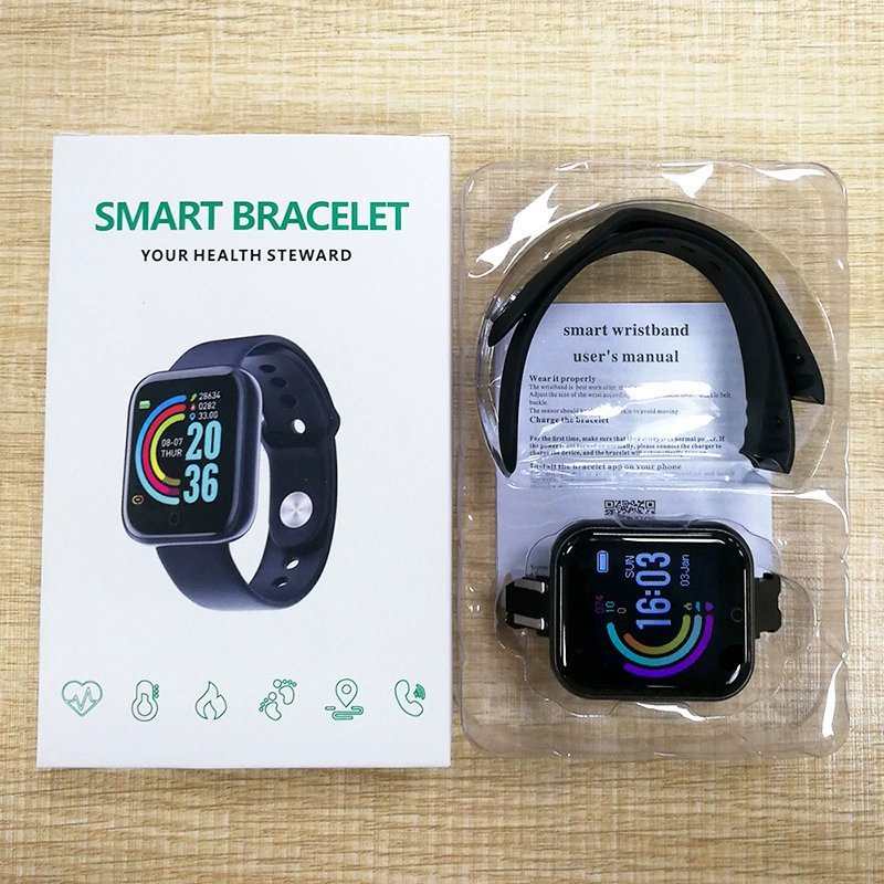 Умные смарт‑часы, отслеживают пульс, измеряют кровяное давление, Bluetooth, для импорта, D20