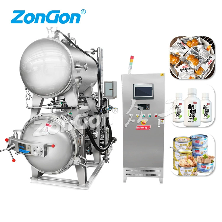 Мясо приготовленная пища стерилизационный горшок вакуумная упаковка Маринованное мясо стерилизационный горшок автоматическая водяная баня стерилизация чайник цена