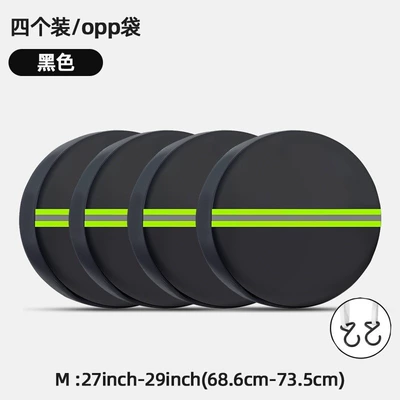 Spare wheel cover Rainproof Storage Cover 190t Polyester - green-reflective-strips-m-size-4-pack-27-29inch686-735cm-18-23inch