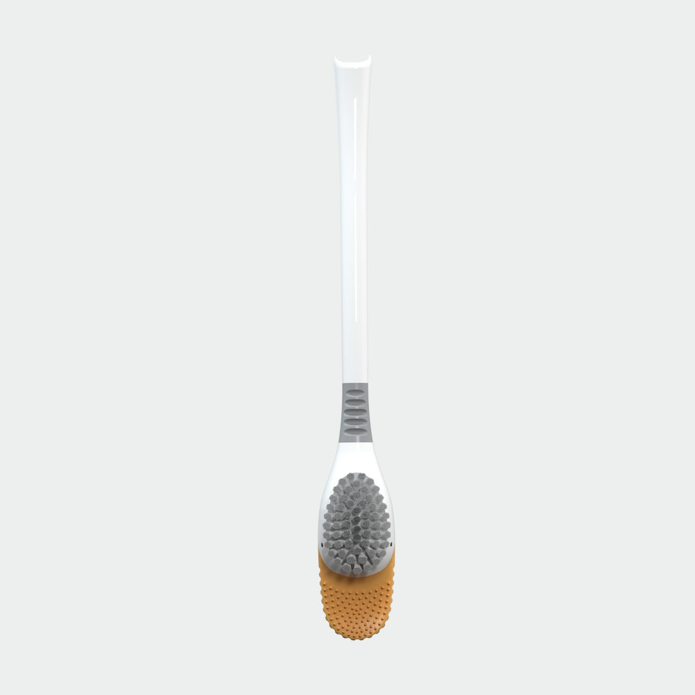 Toilet, universal silicone brush