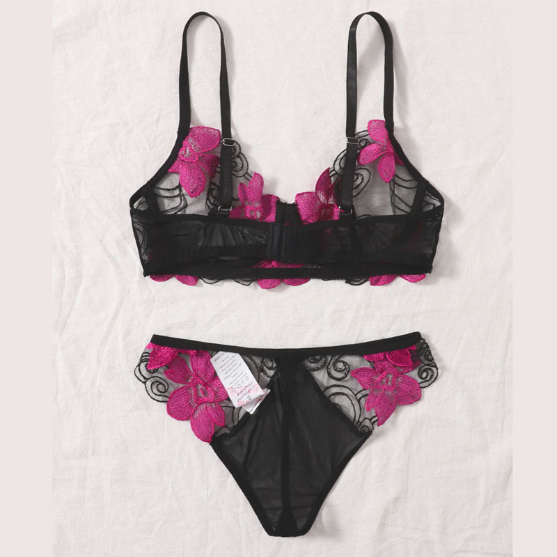 Damen Dessous Set Mit Spitze Für Kleine Brüste Push Up Bh_voghion.com