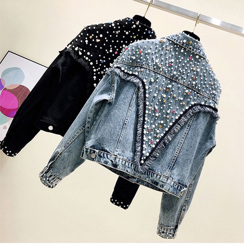 Denim jacket, western style