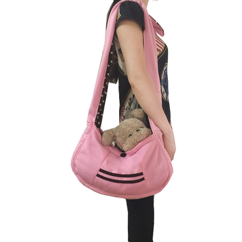 Tragbarer Umhängetasche mit einer Schulter für Haustiere für Outdoor-Aktivitäten, koreanische kleine Katzen- und Hundetasche_voghion.com