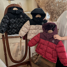 2025小黄鸭黑金石墨烯自发热儿童棉服男女中大童保暖外套加厚保暖