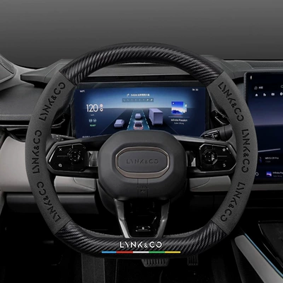 Z10 Z20 Steering Wheel Cover – Steering wheel cover - lynk-co-080607empz10-exclusive-carbon-fiber-pattern-suede-black-default