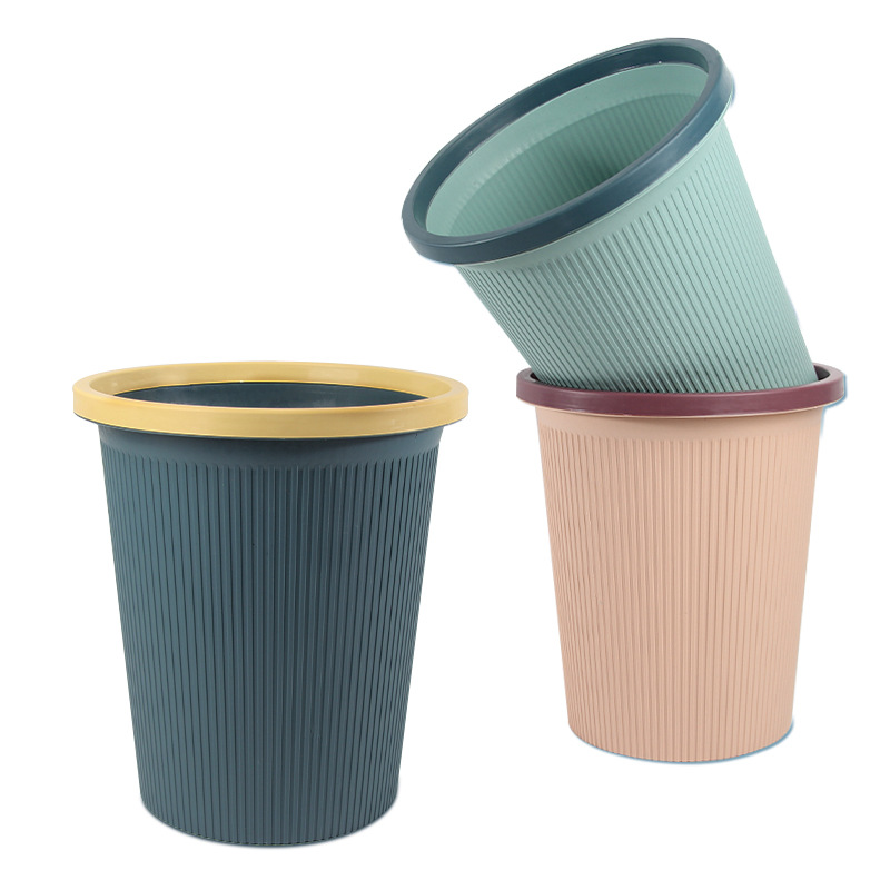 INS presión creativa anillo clasificación basura puede hogar de alto aspecto baño cocina al por mayor simple cesta de papel grande comercial
