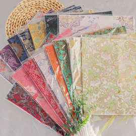 仿宋锦零碎布头手工diy多色名家拼布布组娃衣香囊口金包布料工厂