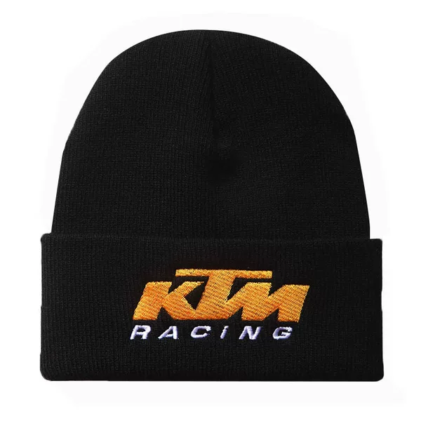 European and American men's and women's autumn and winter new KTM embroidery knitted hat Racing pullover hip-hop hat wool hat cold hat