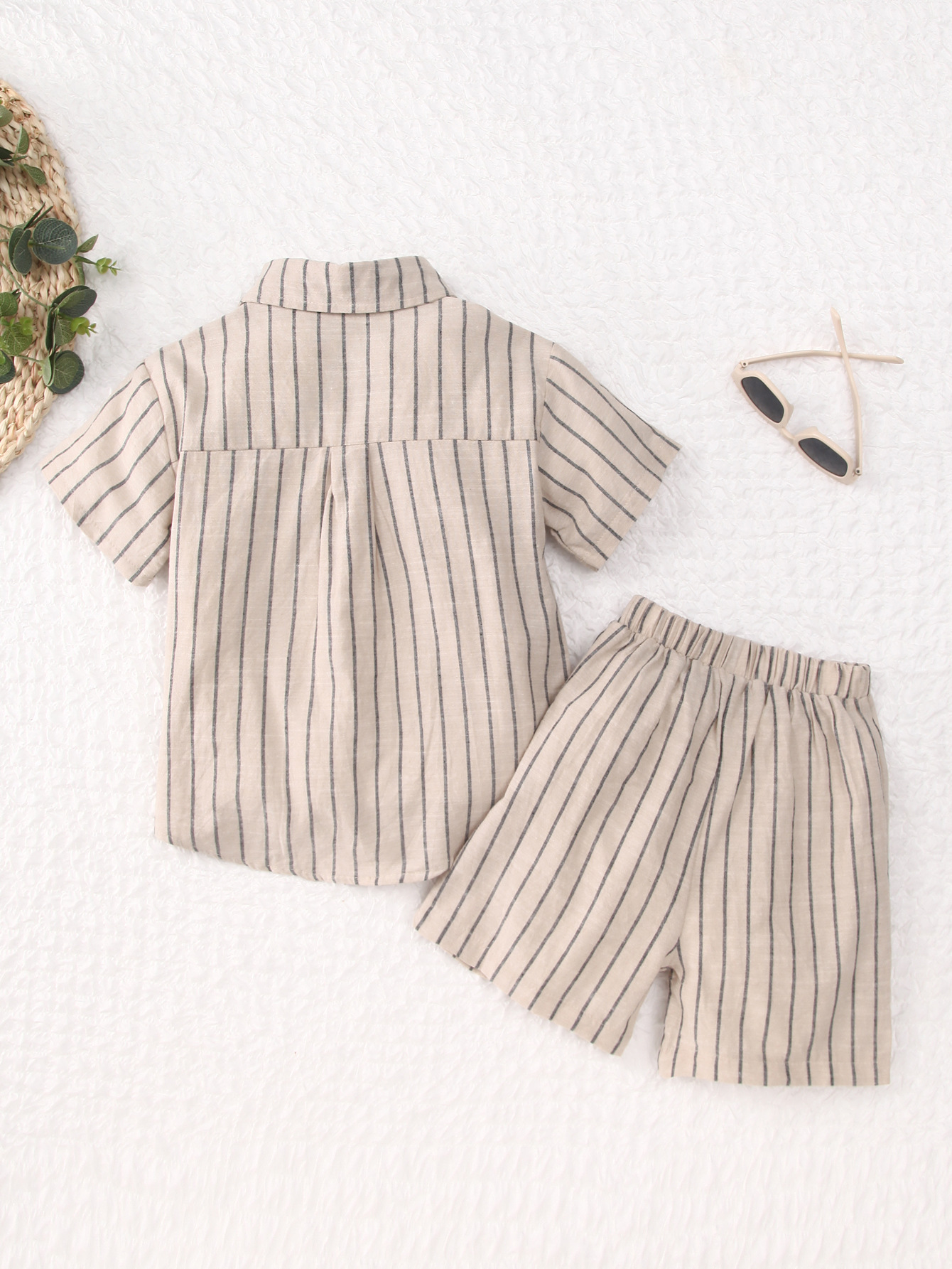 96g Weight Kids Clothing Sets Children's Clothing Type Casual Simple Style Streetwear Stripe Cotton Boys Clothing Sets