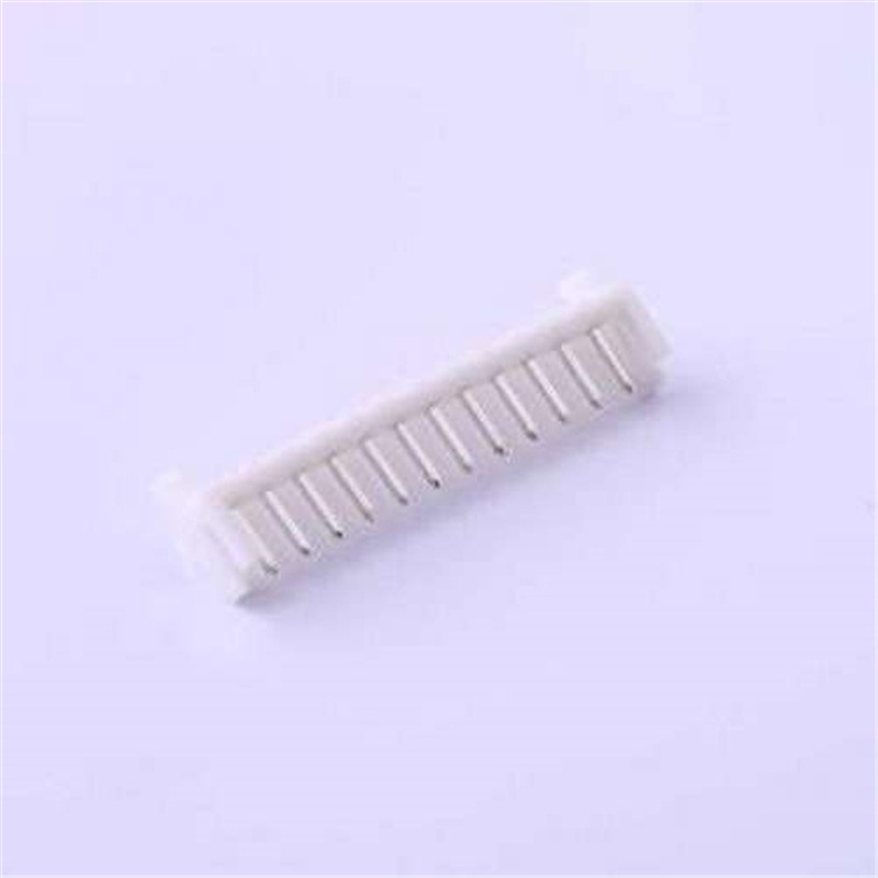 A2502WR-12P1 线对板针座 1x12P 间距:2.5mm 弯插 白色 弯插,P=2.