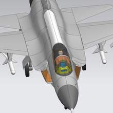 JF17枭龙歼击机飞机数航模型三维立体文件成品多种格式可转换