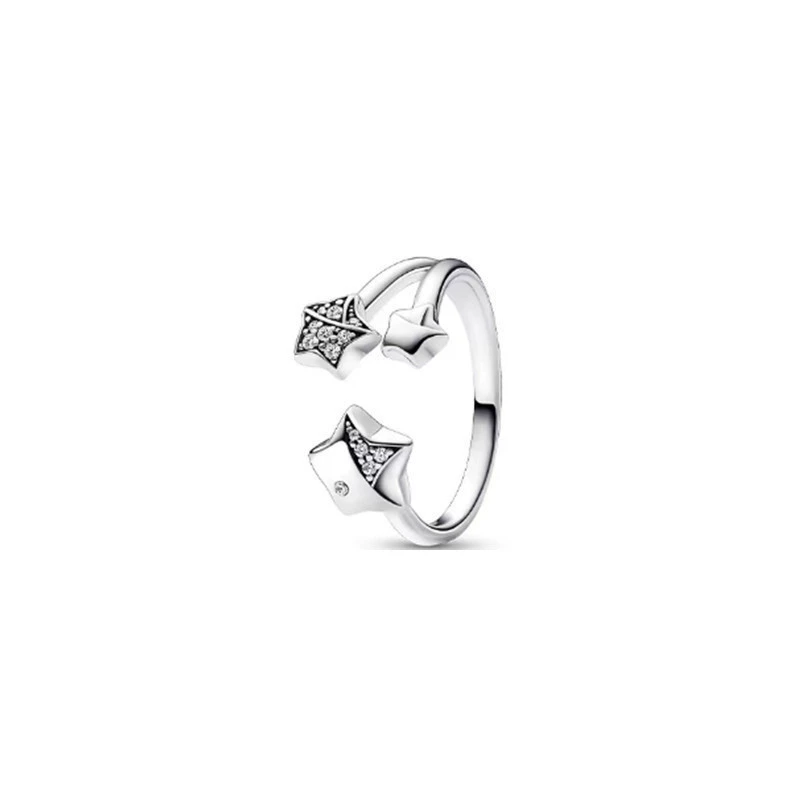 Клик-подвеска Panjiazhu Disyini Spider-Man Earrings Series Lucky Star Bead Guardian Ring Sterling Silver