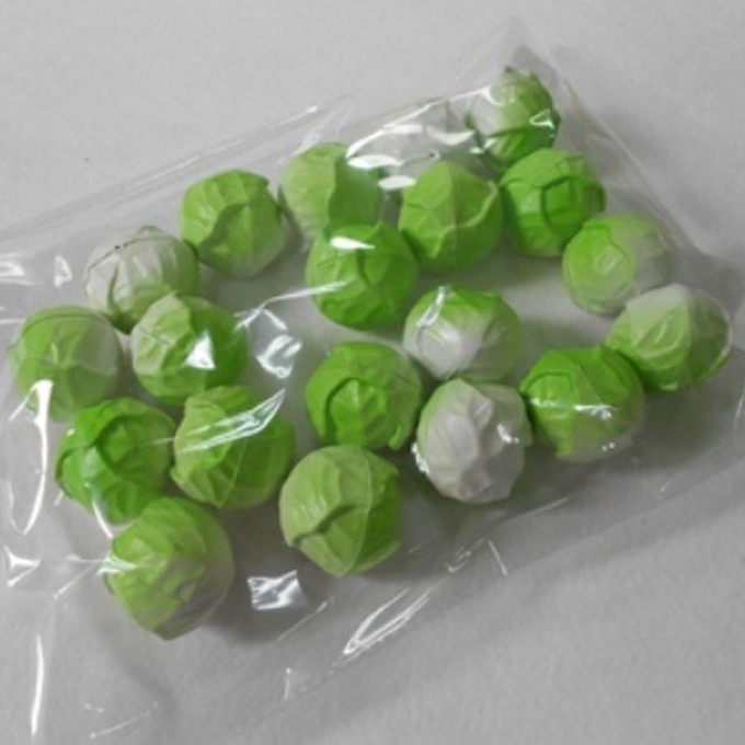 4.5cm Plastic green bag 20