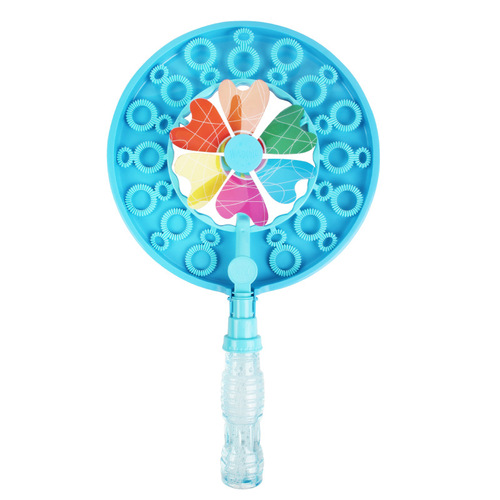 New Colorful Bubble Windmill Bubble Machine Handheld Multi-Hole Bubble Wand Wholesale