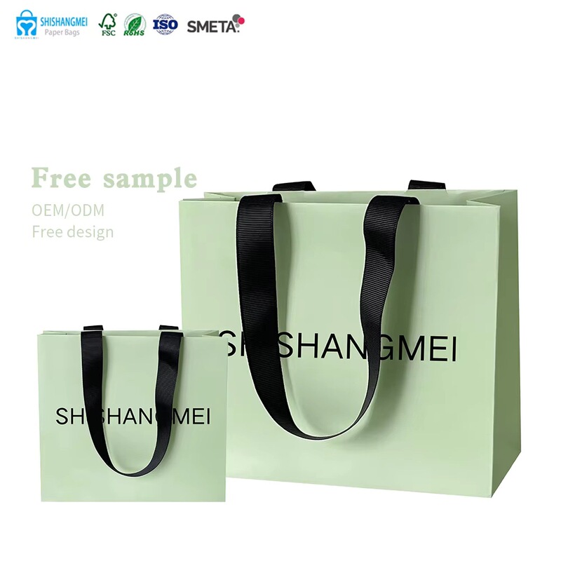 Printed Shower Gel Perfume Ribbon Paper Bag Lipstick Eye Cream Wholesale Gift Bag with Belt Printed Shower Gel Perfume Ribbon Paper Bag Lipstick Eye Cream Wholesale Gift Bag with Belt
