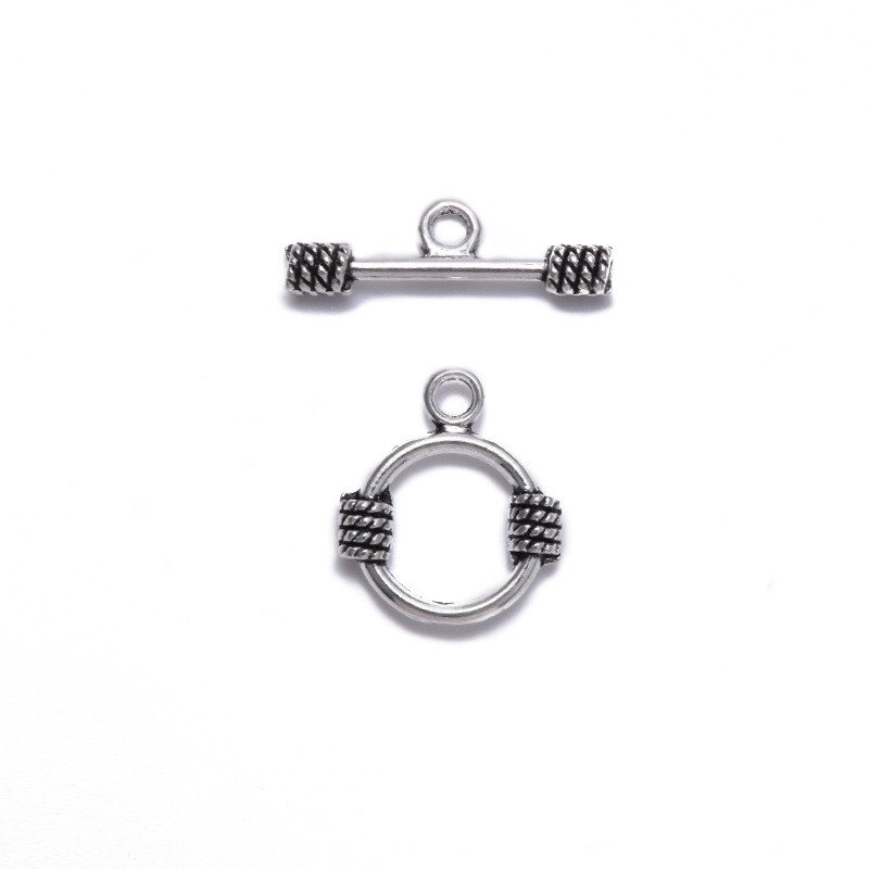 Round alloy OT buckle bracelet buckle necklace buckle tail jewelry bucklepicture3
