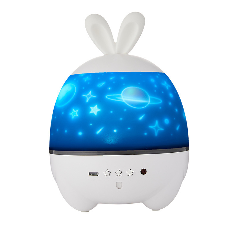 Romántico sueño giratorio led luz nocturna proyector de estrellas luz nocturna dormitorio cabezal de cama con ideas de habitación infantil