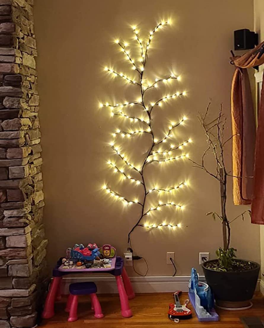 Fábrica directa luces decorativas luces de colores ratán iluminación ins Internet celebridad LED árbol ratán luces diseño dormitorio luces de colores luces de cadena