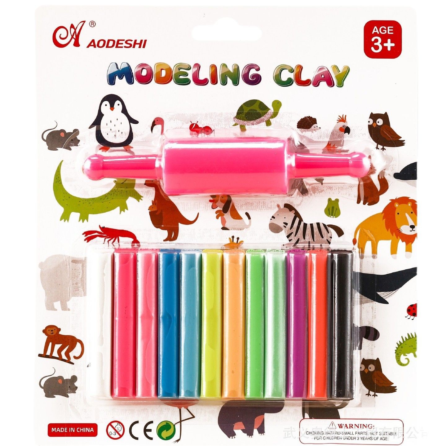 Odess venta directa de fábrica de juguetes de arcilla juguetes educativos manos antiadherentes de color plastilina ecológica multicolor