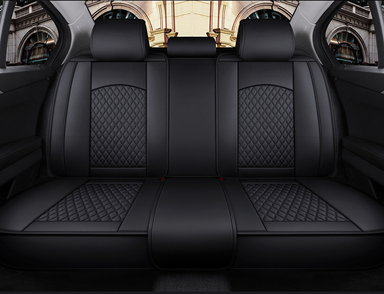 Car Seat Cushion, Universal for All Seasons, Fully Enclosed Seat Cover, New Cartoon Internet Celebrity, Cute Full Leather Seat Cover, Seat Cushion Wholesale