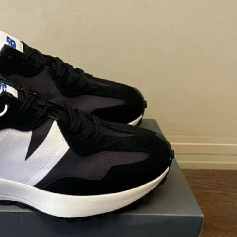 New Balance 327 Retro Pioneer Series Casual Sports Easiest for Match Fashion Plaid Sneakers