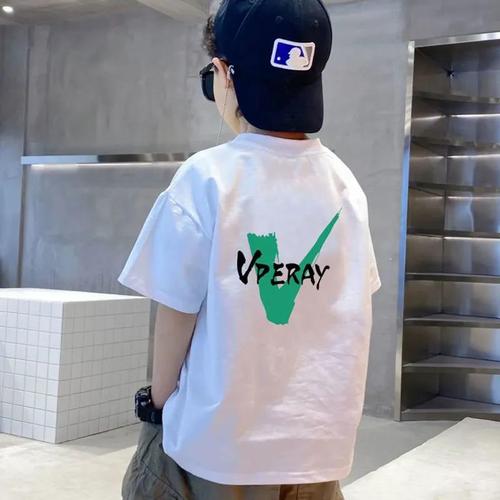 Children's clothing boys summer clothing 2024 new Korean version medium and large children's short-sleeved T-shirts children's casual half-sleeved boys' clothes