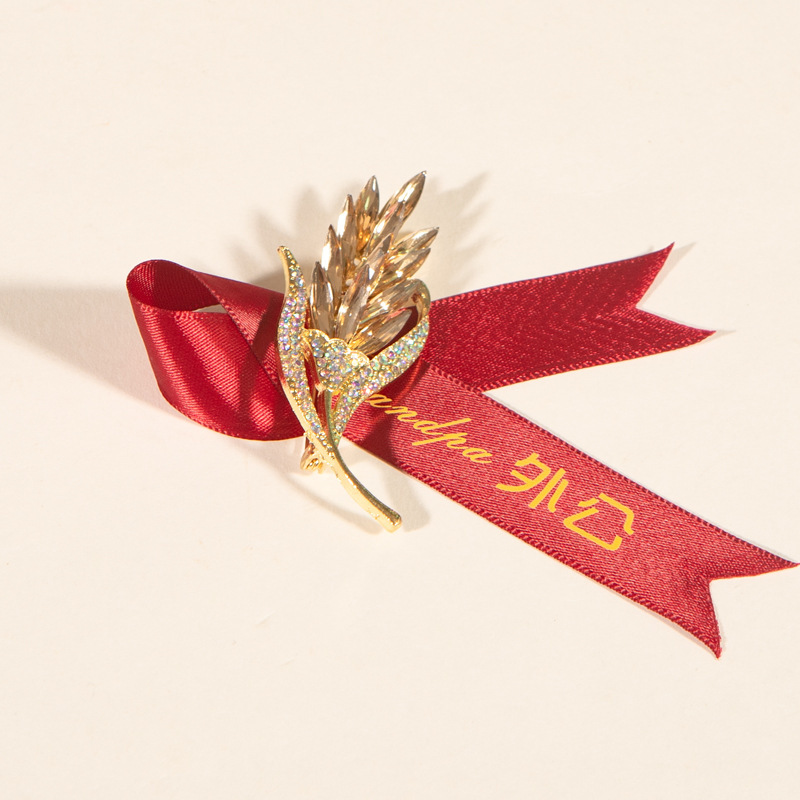 結婚胸花結婚式セット家族新郎新婦結婚式襟花両親高級感花嫁ブローチ|undefined