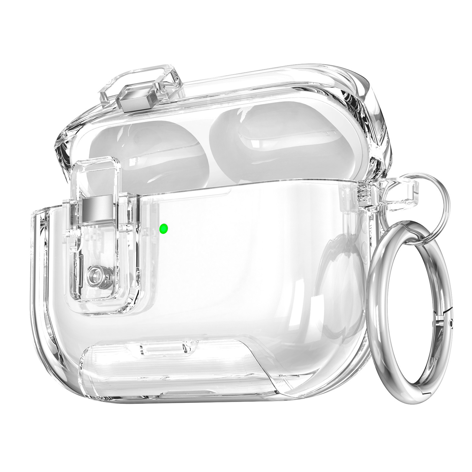 Airpods5代耳机壳弹盖Airpods Pro3保护套透明适用苹果耳机保护壳