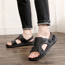 新款美人桥男款家居外出凉拖鞋两用夏季凉鞋沙滩鞋1105-1