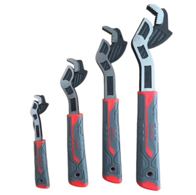 Llave Ajustable de Gran Apertura, Acero al Cromo Vanadio, para Baño y Fontanería