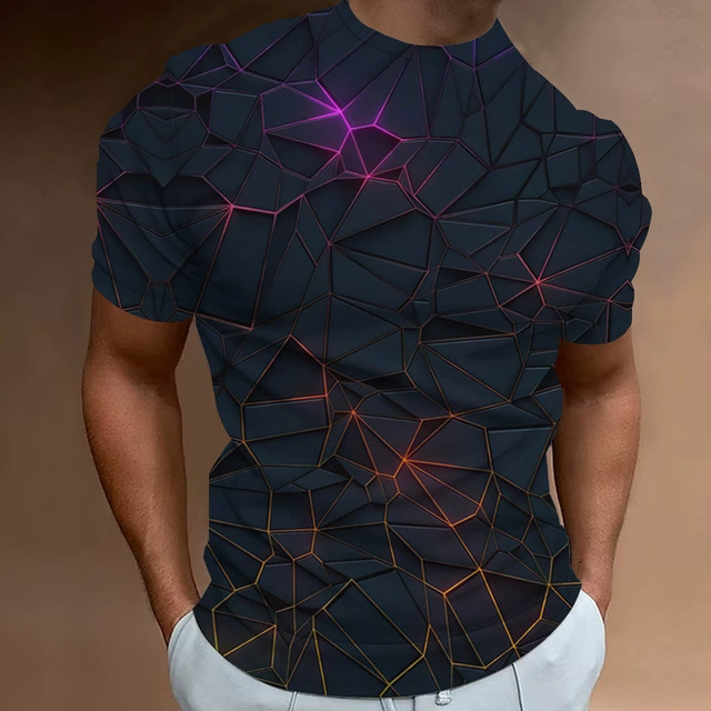 Old-fashioned extra large big T-shirt, punk style