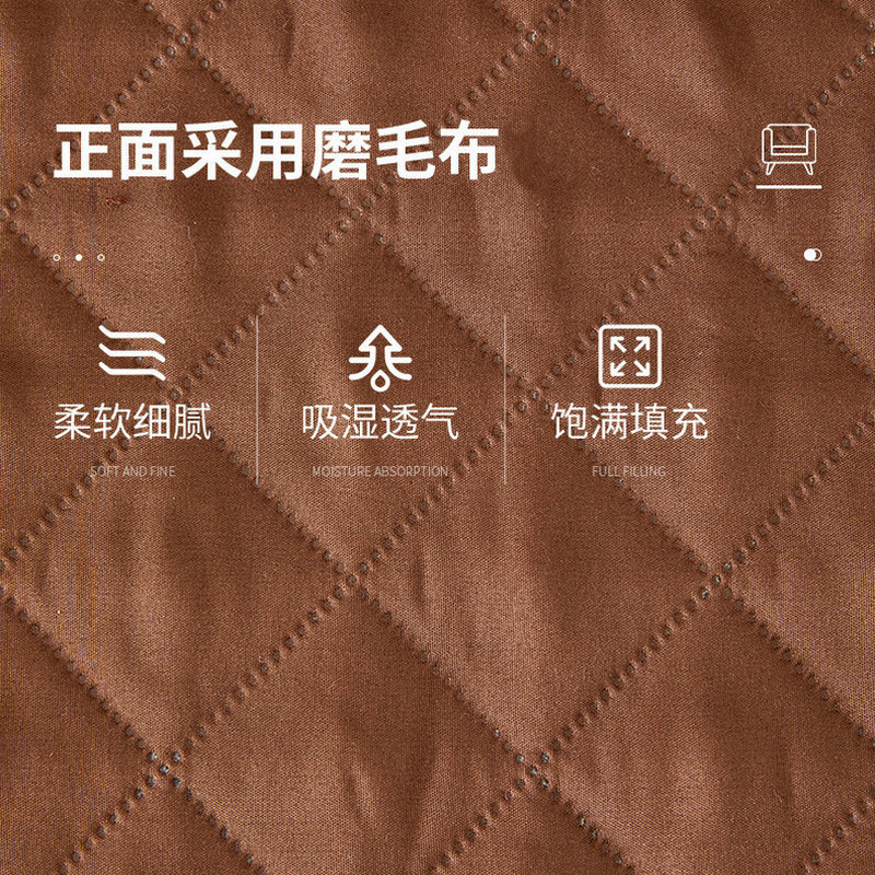 Cojín de sofá en relieve acolchado transfronterizo, funda de sofá, funda de sofá, funda de sofá a cuadros divididos, fabricante de funda de sofá perezoso cepillada