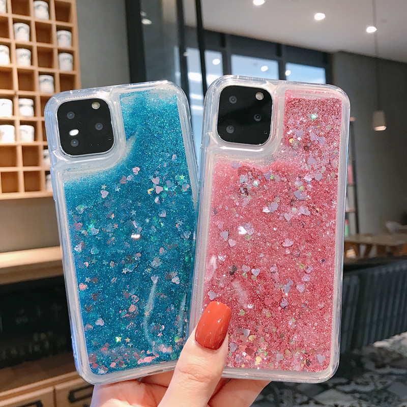 Fashion Color Block Tpu Sequin   Phone Accessories display picture 3