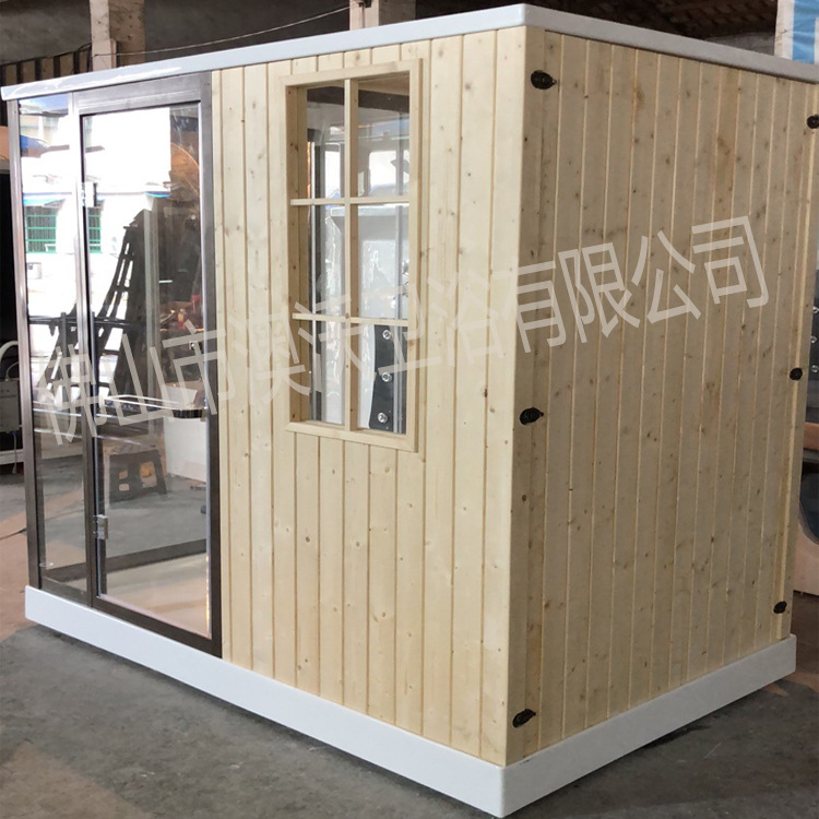 Fabricante de cabinas de ducha integradas personalizadas no estándar con sauna de vapor seco y húmedo, sauna con separación de seco y húmedo