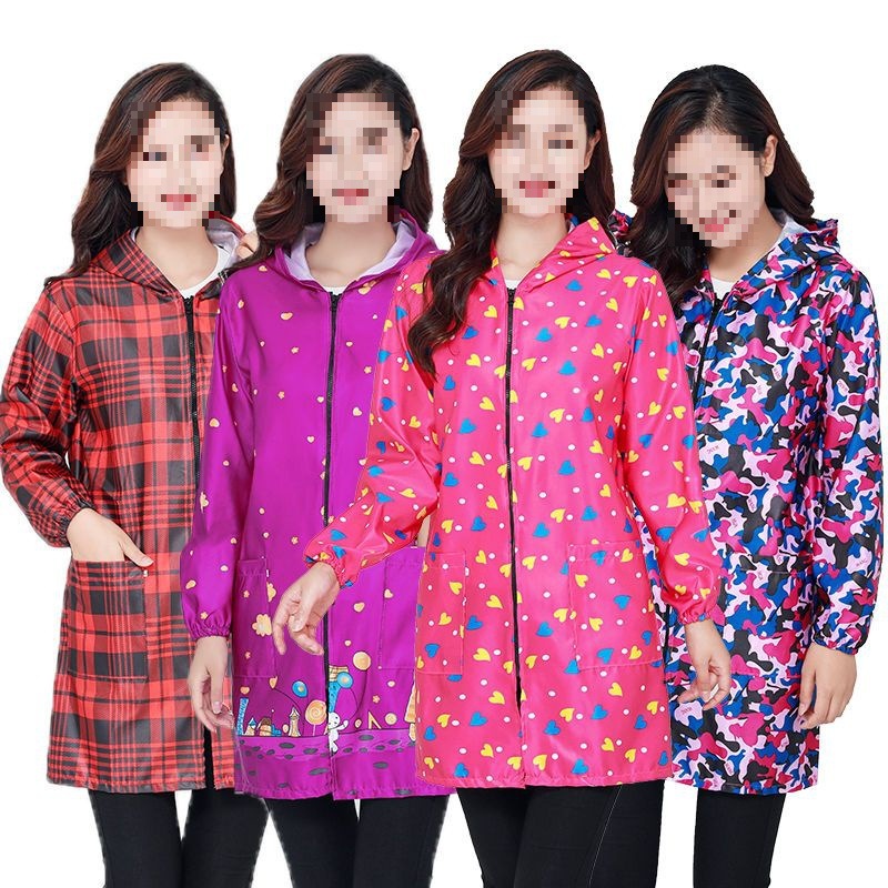 中老年女冬季罩衣新款妈妈装秋装外套工作劳保衣服大码中长款