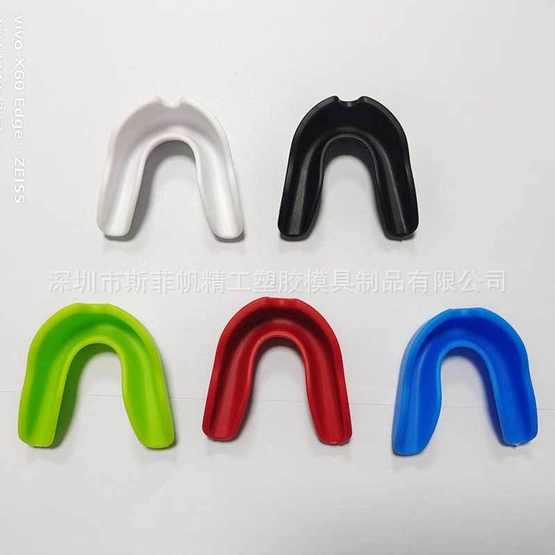 Protección de dientes Boxeo Bracket Protección deportiva Protección infantil Sanda Taekwondo Lucha Baloncesto Bracket masticable image 5